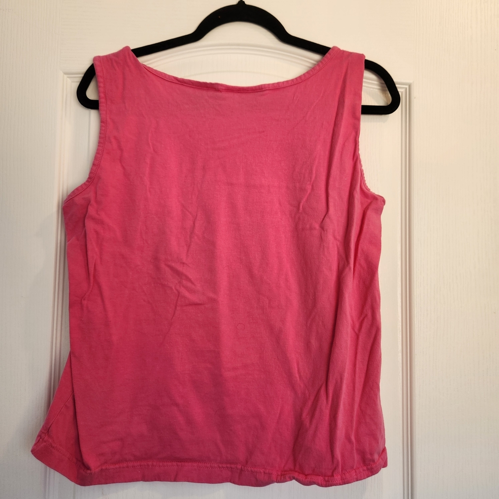 Lemon Grass Casual Pink Tank Top for Women Size XL Euc - Picture 3 of 3